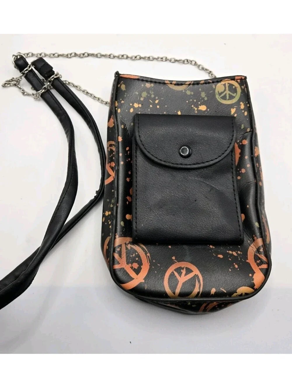 NOBO No Boundaries Women’s Phone Crossbody Bag / Black -Multicolor - silver